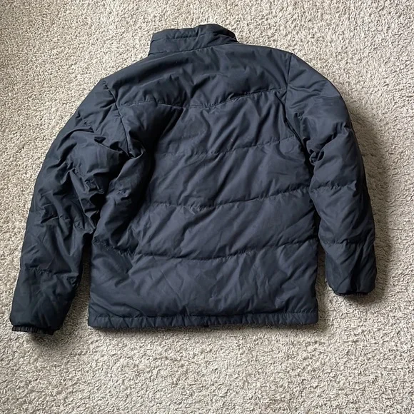 EUC Men’s Eddie Bauer Premium Goose Down EB550 Black Puffer Jacket SZ Tall Large